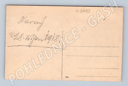 Pohlednice Slaný 28 října historický snímek (M3683)