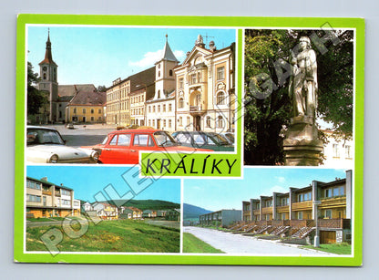 Pohlednice Králíky koláž náměstí a sídliště 1976 (M36833)