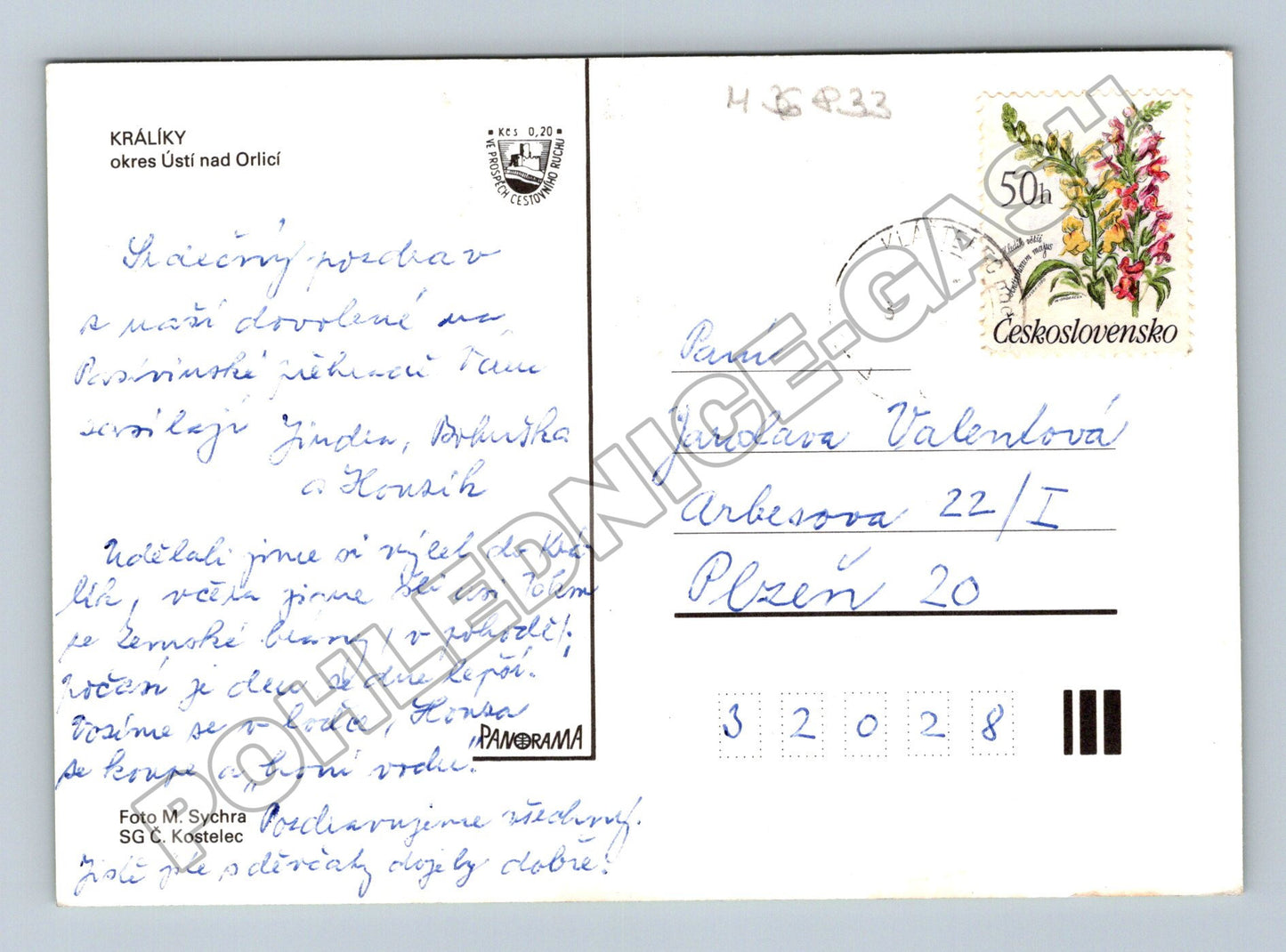 Pohlednice Králíky koláž náměstí a sídliště 1976 (M36833)