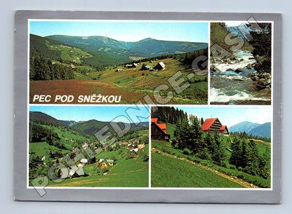 Pohlednice Pec pod Sněžkou různé pohledy 1991 (M36834)