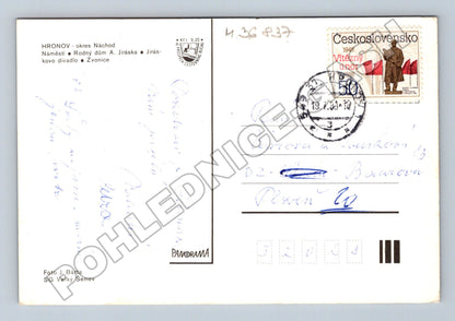 Pohlednice Hronov městské památky 1986 (M36837)