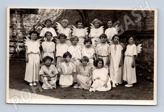 Pohlednice Poděbrady lázně děti v kostýmech (M3684)