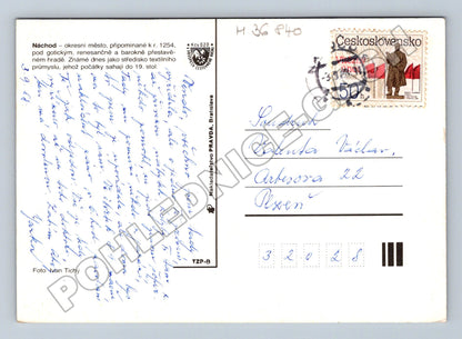 Pohlednice Náchod koláž 1988 (M36840)
