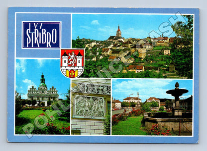 Pohlednice Stříbro multi-view 1976 (M36845)