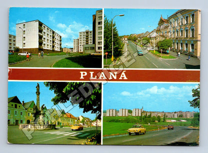 Pohlednice Planá různé pohledy 1989 (M36848)