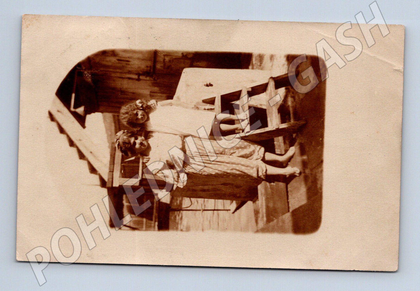 Pohlednice děti na venkově Čechy (M3685)