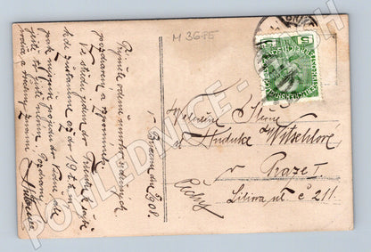 Pohlednice děti na venkově Čechy (M3685)