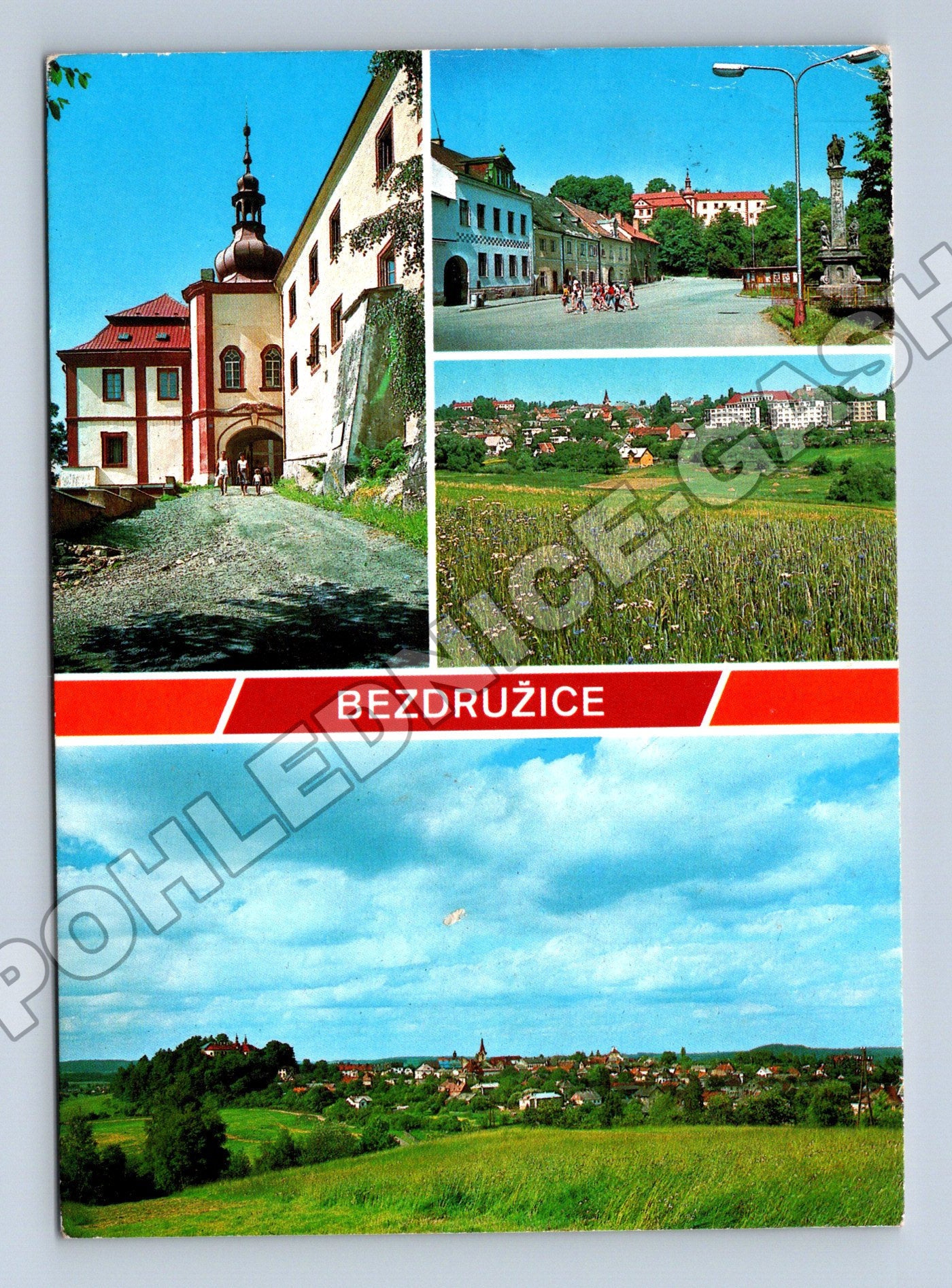 Pohlednice Bezdružice různé pohledy 1971 (M36850)