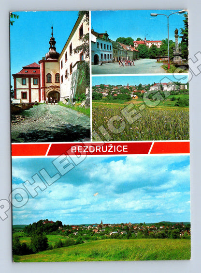 Pohlednice Bezdružice různé pohledy 1971 (M36850)
