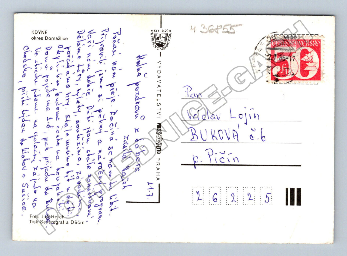 Pohlednice Kdyně různé pohledy 1969 (M36855)