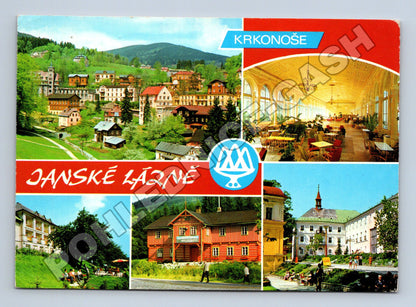 Pohlednice Janské Lázně Krkonoše koláž 1976 (M36856)