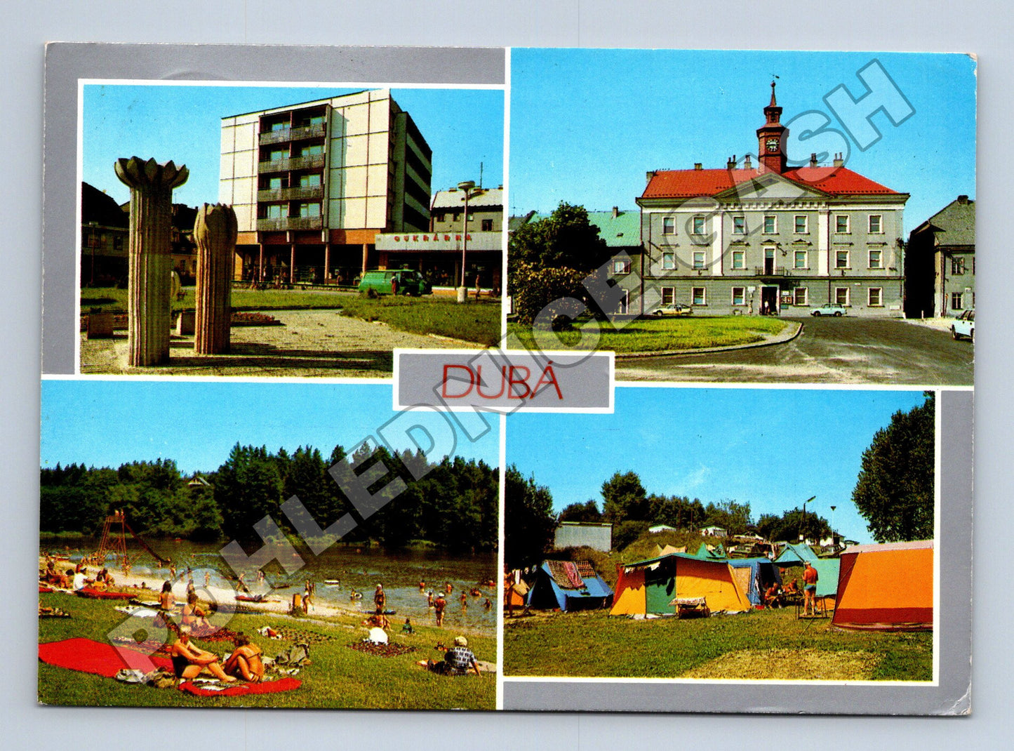 Pohlednice Dubá různé pohledy (M36866)