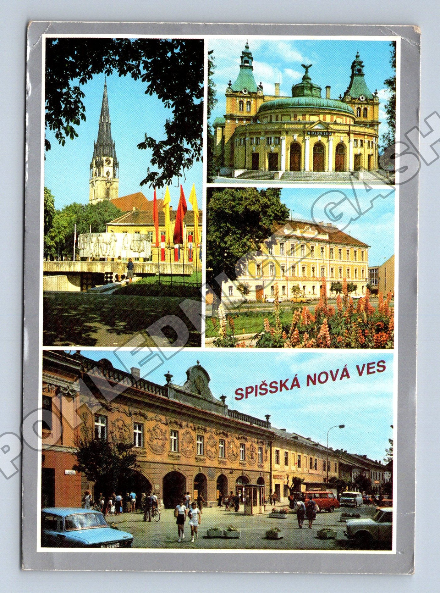 Pohlednice Slovensko Spišská Nová Ves mix motivů 1988 (M36867)