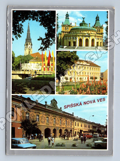 Pohlednice Slovensko Spišská Nová Ves mix motivů 1988 (M36867)
