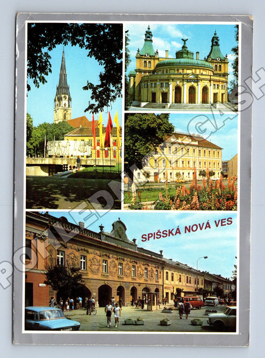Pohlednice Slovensko Spišská Nová Ves mix motivů 1988 (M36867)