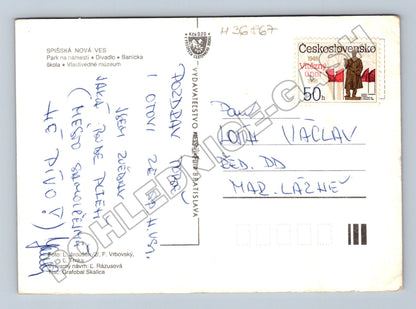 Pohlednice Slovensko Spišská Nová Ves mix motivů 1988 (M36867)