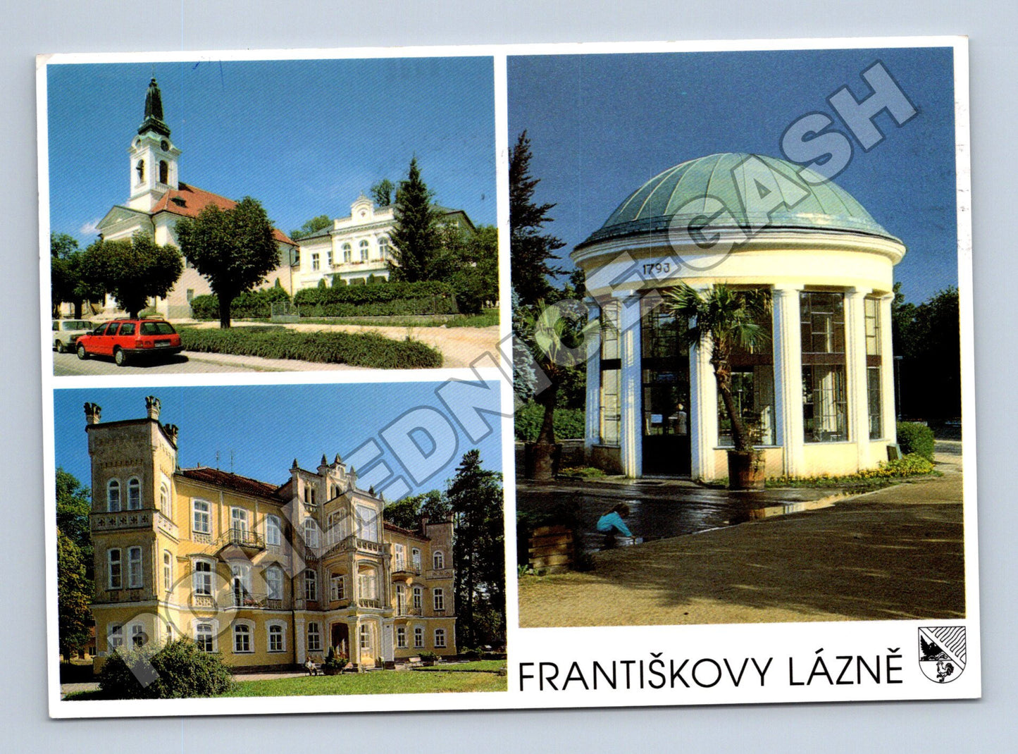 Pohlednice Františkovy Lázně více pohledů 2007 (M36872)