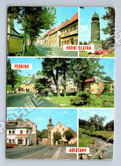 Pohlednice Pernink Horní Blatná Abertamy 1990 (M36876)