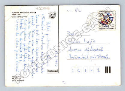 Pohlednice Pernink Horní Blatná Abertamy 1990 (M36876)