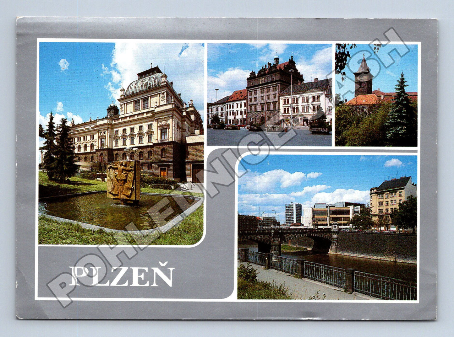 Pohlednice Plzeň různé motivy 1986 (M36878)
