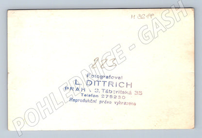 Pohlednice dramatická scéna foto L Dittrich (M3688)