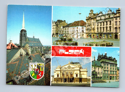 Pohlednice Plzeň více motivů 1988 (M36881)