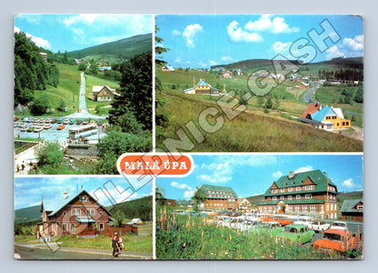 Pohlednice Malá Úpa Krkonoše více pohledů 1989 (M36884)