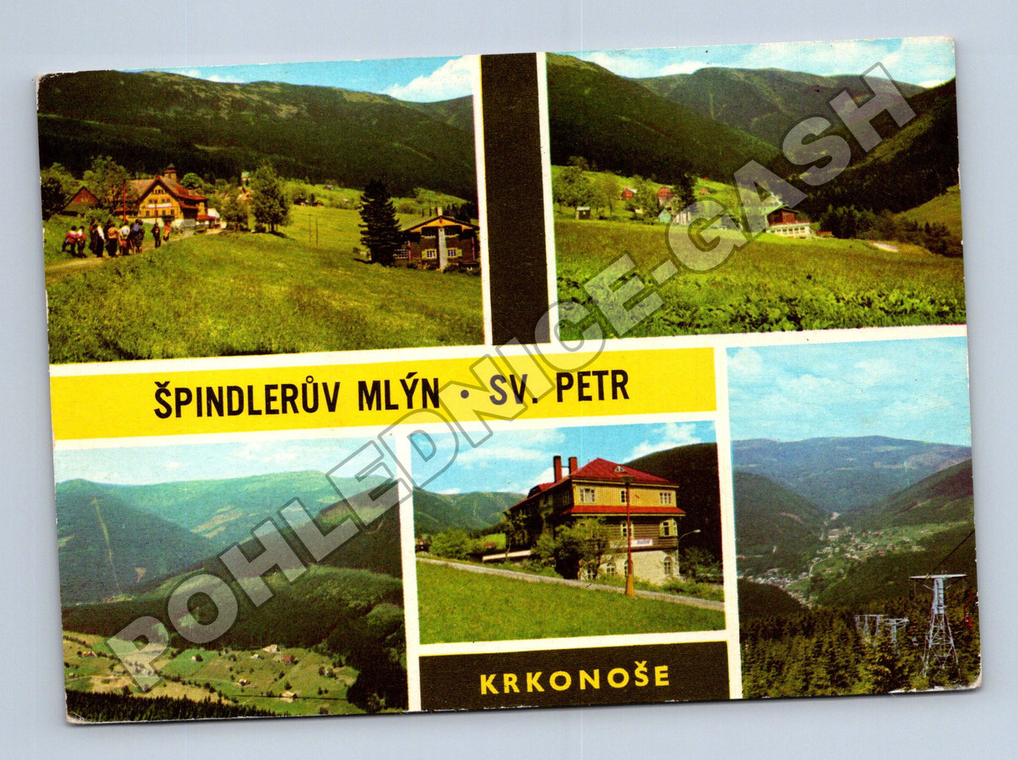 Pohlednice Špindlerův Mlýn Sv. Petr Krkonoše 1964 (M36887)