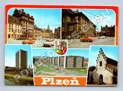 Pohlednice Plzeň mix motivů 1988 (M36896)