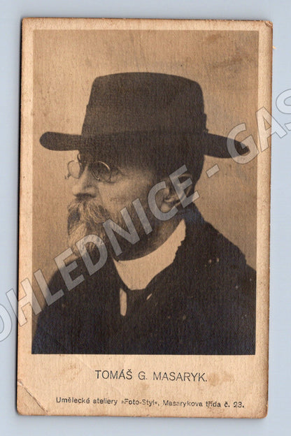 Pohlednice T G Masaryk historická portrét (M3690)
