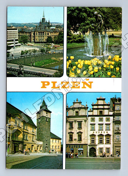 Pohlednice Plzeň mix motivů 1984 (M36902)