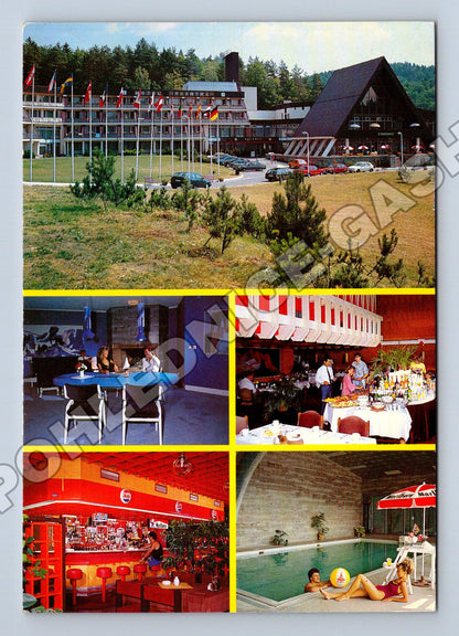 Pohlednice Luhačovice Hotel Všemina interiér a exteriér (M36904)