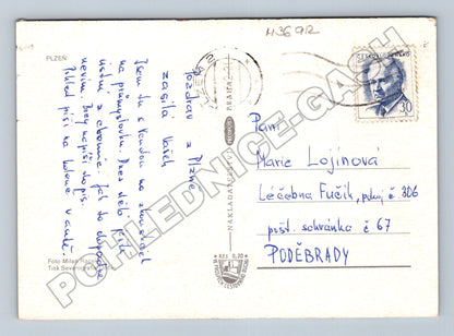 Pohlednice Plzeň multi-pohledy 1971 (M36912)