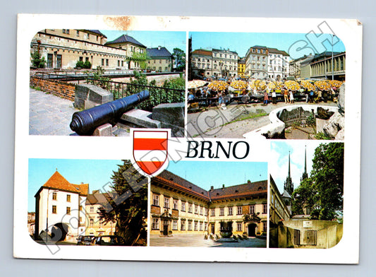 Pohlednice Brno různé pohledy 1987 (M36917)