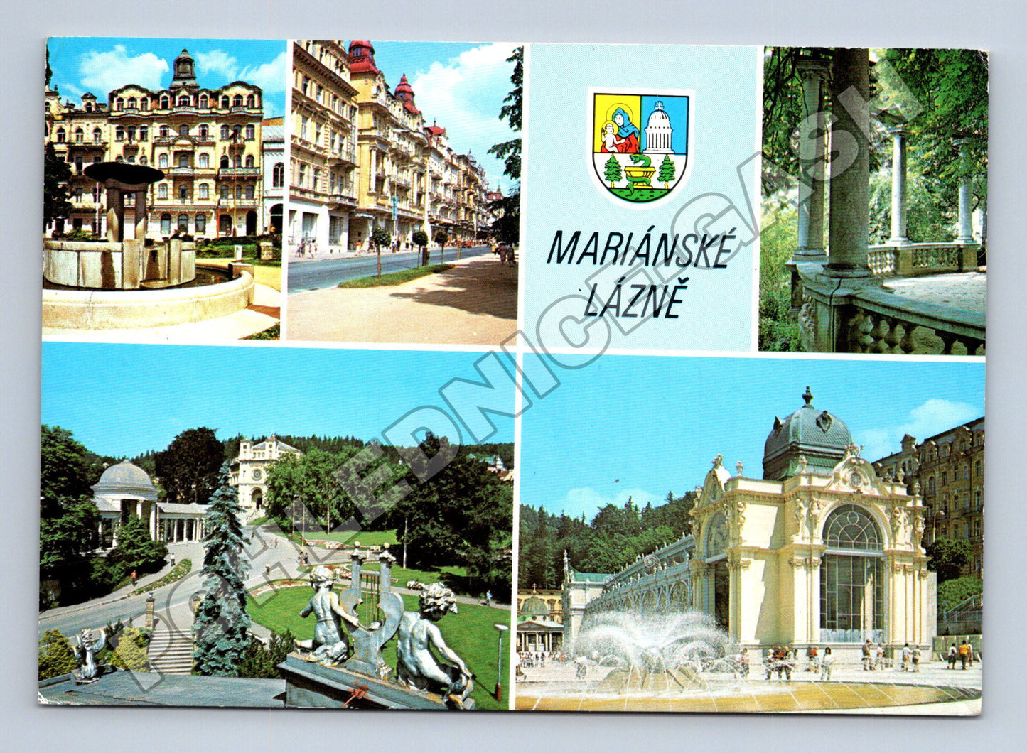 Pohlednice Mariánské Lázně památky 1989 (M36935)
