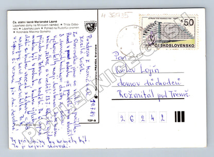 Pohlednice Mariánské Lázně památky 1989 (M36935)