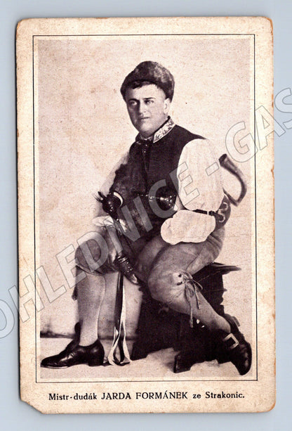 Pohlednice Jarda Formánek dudák Strakonice (M3694)