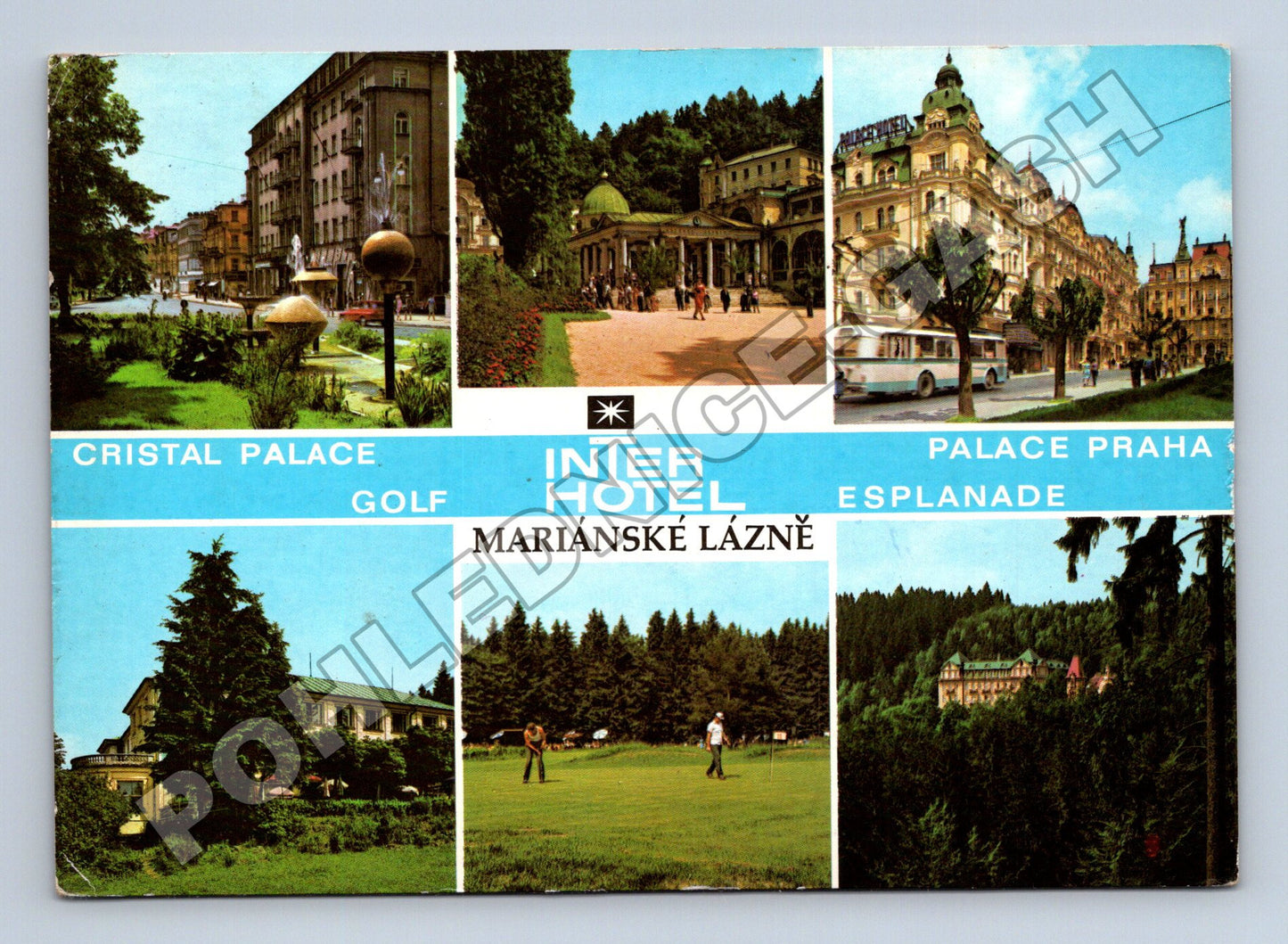 Pohlednice Mariánské Lázně více motivů 1968 (M36942)