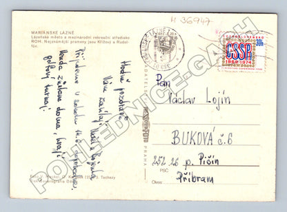 Pohlednice Mariánské Lázně Kolonáda 1970 (M36947)