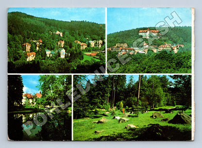 Pohlednice Mariánské Lázně různé pohledy 1977 (M36948)