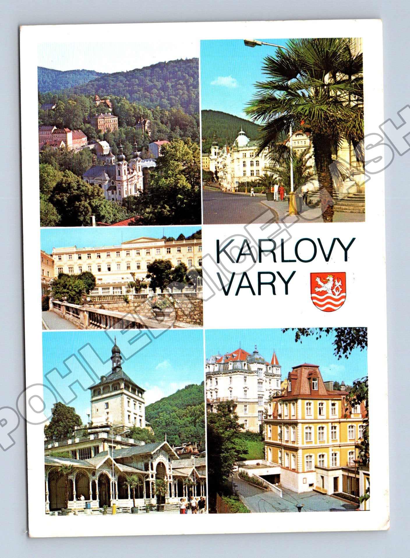 Pohlednice Karlovy Vary více motivů 1982 (M36950)