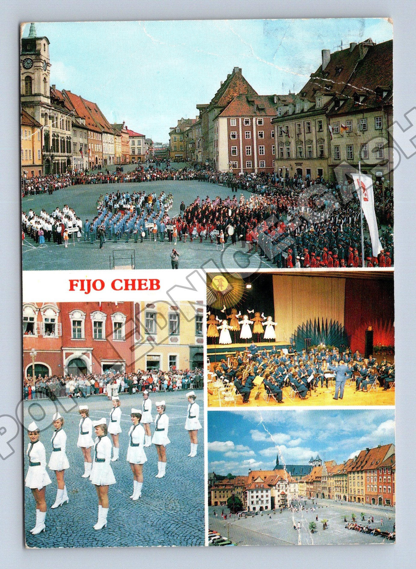 Pohlednice Cheb FIJO festival 1989 (M36958)