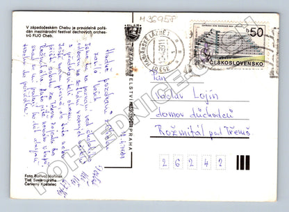 Pohlednice Cheb FIJO festival 1989 (M36958)