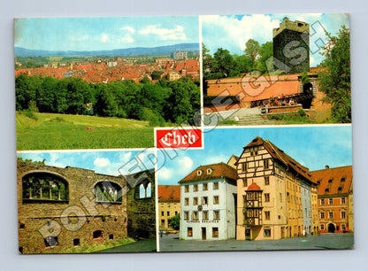 Pohlednice Cheb různé pohledy 1960 (M36962)