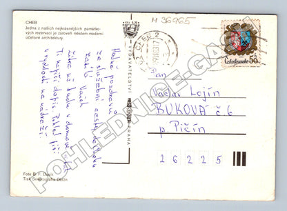 Pohlednice Cheb multi-view 1963 (M36965)