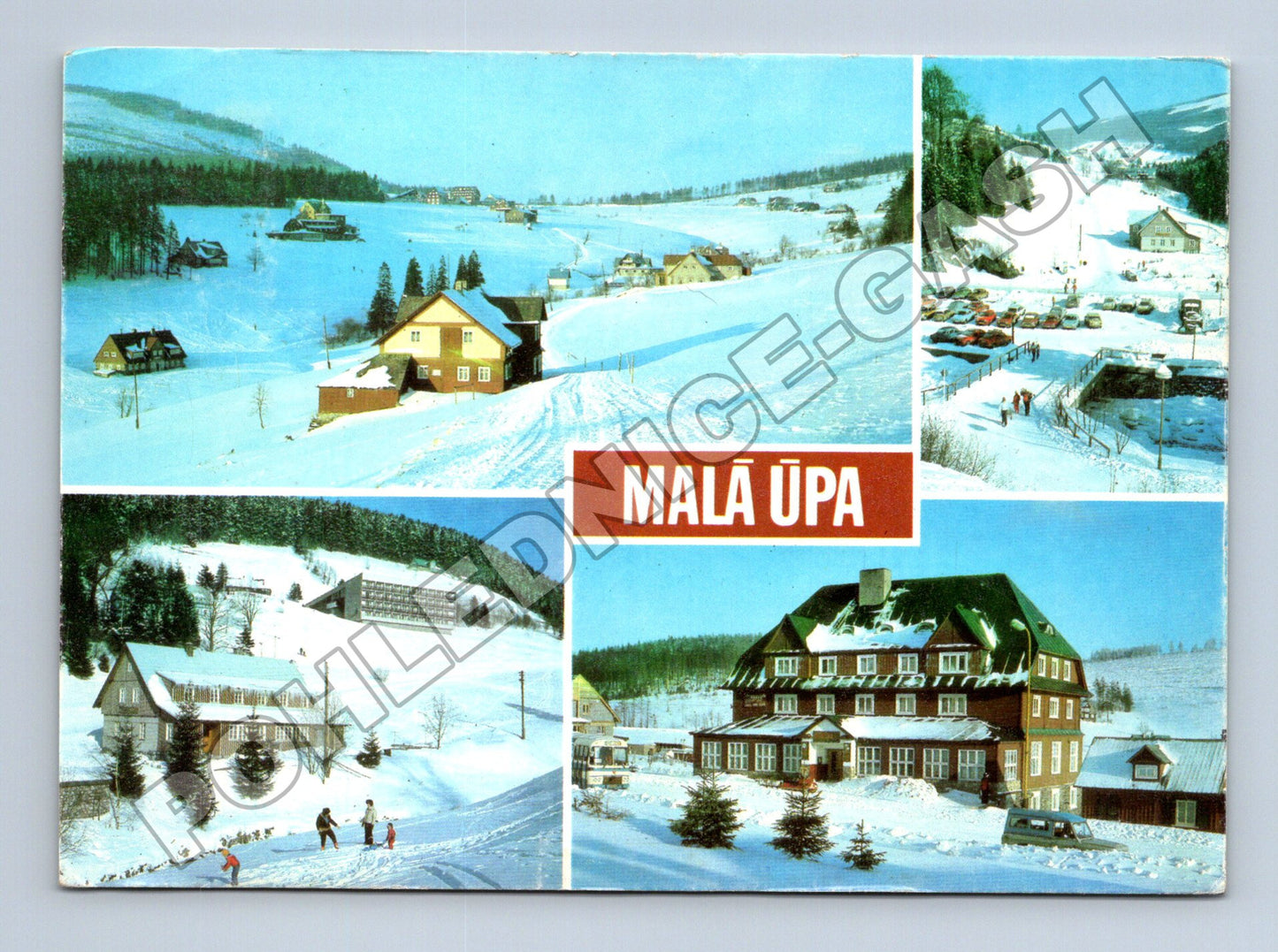Pohlednice Malá Úpa Krkonoše zimní motiv 1967 (M36969)