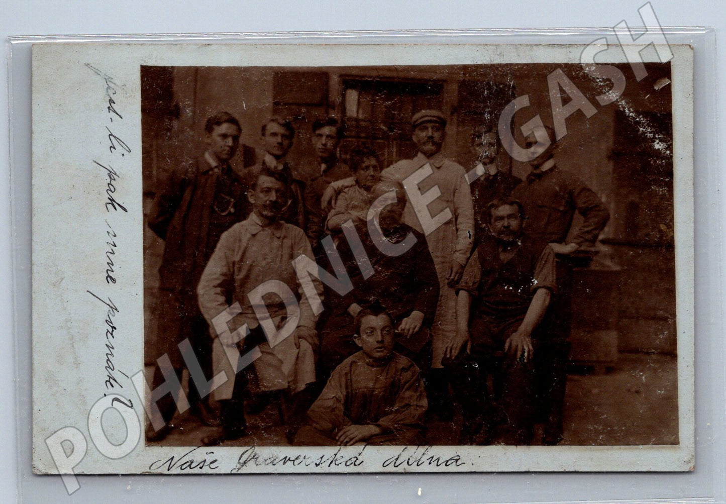 Pohlednice opravenská dílna historická (M3697)