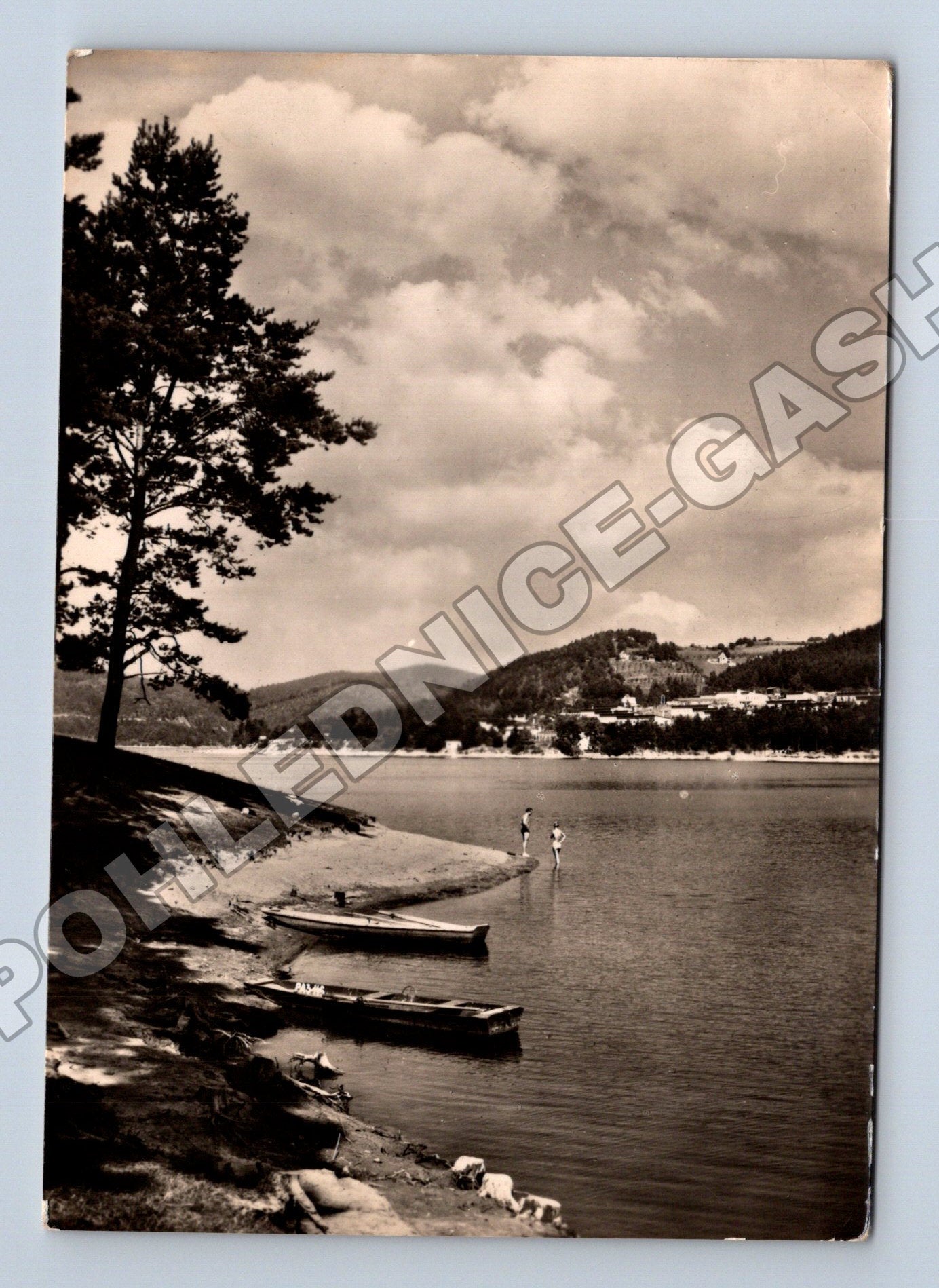 Pohlednice Slapské jezero Nová Rabyně 1965 (M36973)