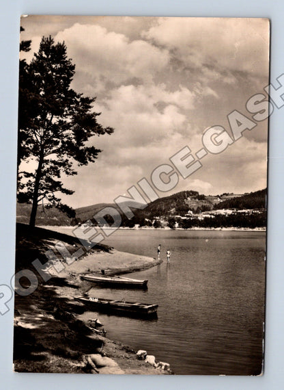 Pohlednice Slapské jezero Nová Rabyně 1965 (M36973)