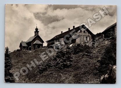Pohlednice Jeseníky Vřesová Studánka kaple a chata (M36981)